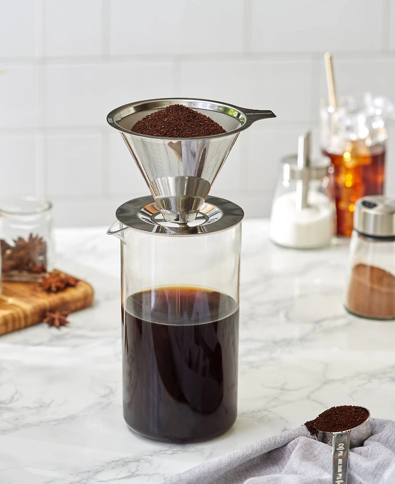 Rsvp International Stainless Steel 5x5x3" Coffee Filter