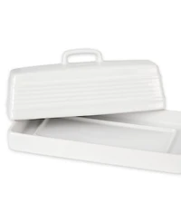 Rsvp International Ceramic Stoneware 8" x 4" x 3" Butter Dish