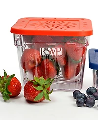 Rsvp International 2 Piece Bisphenol A-Free Plastic Berry Keeper Set