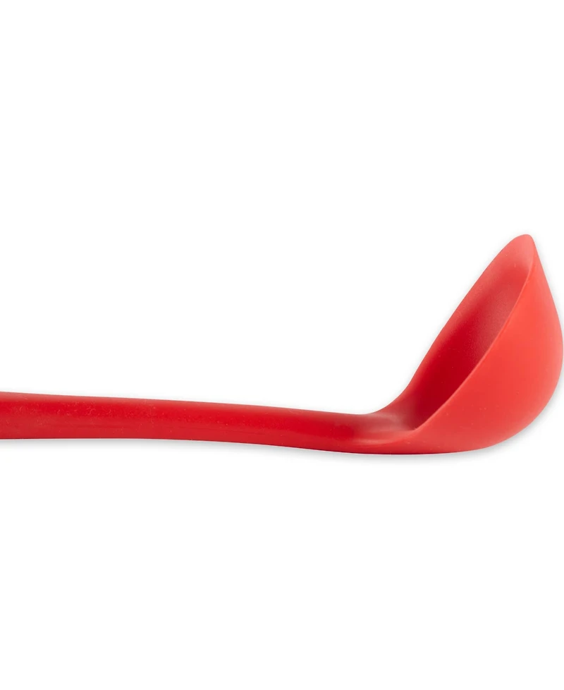 Rsvp International Silicone Coated Steel 11x3.5" Ela Series Red Ladle