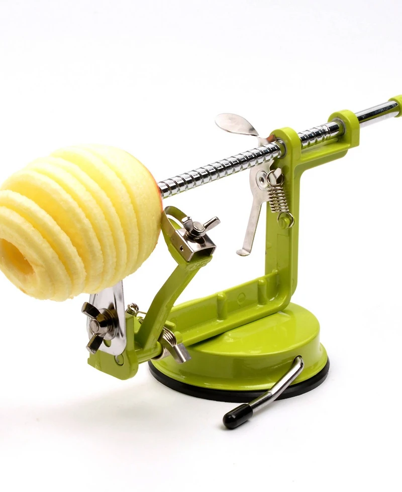 Rsvp International Stainless Steel 12x4x5" Apple Slicer-Corer-Peeler