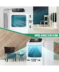 9,000 Btu Portable Air Conditioner & Dehumidifier Function Remote w/ Window Kit