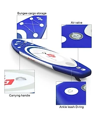 Costway 11' Inflatable Stand up Paddle Board Surfboard Sup