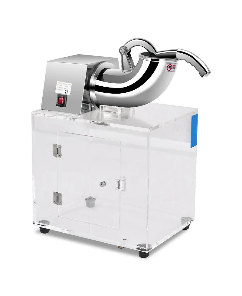 Electric Snow Cone Machine Ice Shaver Maker Shaving Crusher Dual Blades