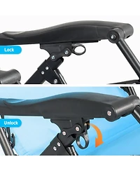 Zero Gravity Chair Oversize Lounge Patio Heavy Duty Folding Recliner