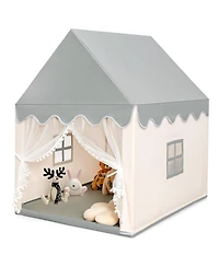 Kids Play Tent Large Playhouse Children Castle Fairy Tent Gift