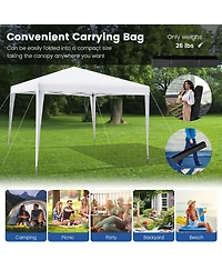 Patio 10x10ft Outdoor Instant Pop-up Canopy Folding Sun Shelter Carry Bag