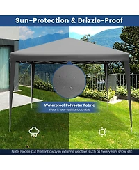 Patio 10x10ft Outdoor Instant Pop-up Canopy Folding Sun Shelter Carry Bag
