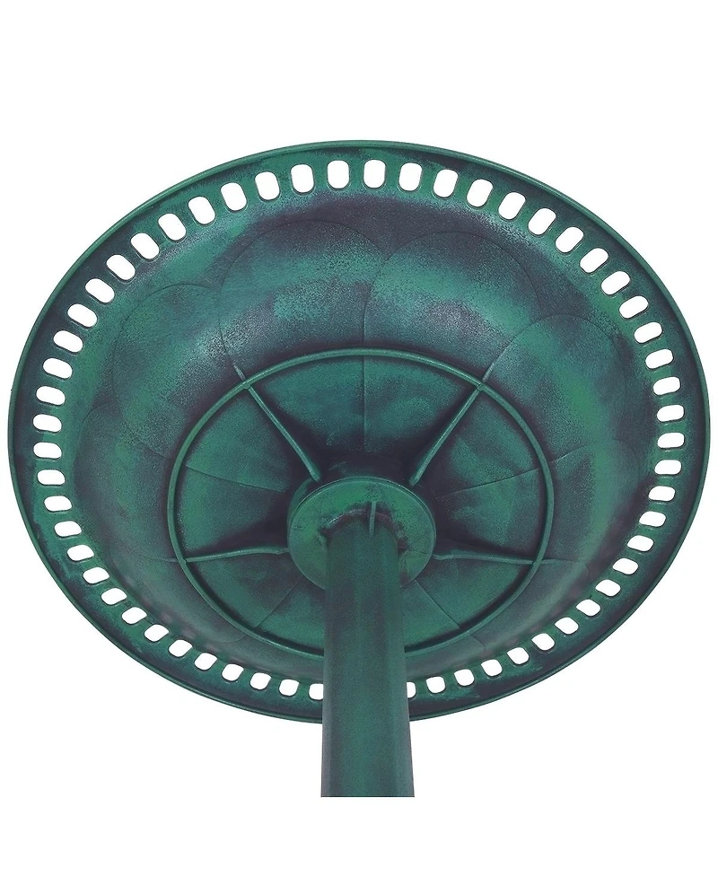 Bird Bath Feeder Freestanding Outdoor Garden Yard Patio Decor