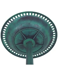 Bird Bath Feeder Freestanding Outdoor Garden Yard Patio Decor