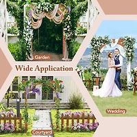 Premium Outdoor Wooden Fir Arbor Arch Pergola Trellis Wood
