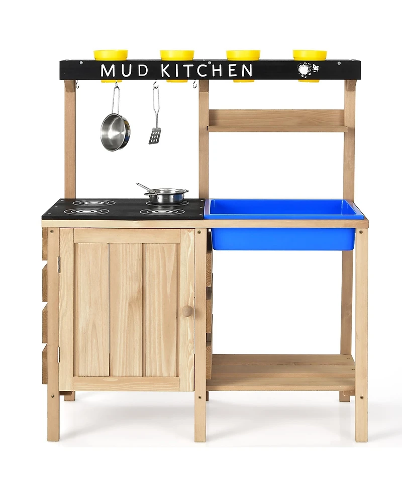 Kids Kitchen Playset Pretend Play Toy