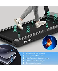 2.25HP Electric Treadmill Running Machine App Control for Home Office