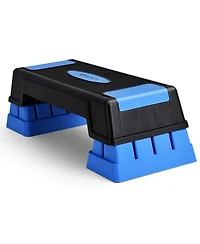 Aerobic Exercise Stepper Trainer W/Riser Adjustable Height