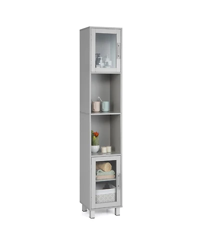 71'' Tall Tower Bathroom Storage Cabinet Organizer Display Shelves Bedroom