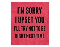 Hybrid Apparel Sorry I Upset You Men's Short Sleeve Tee