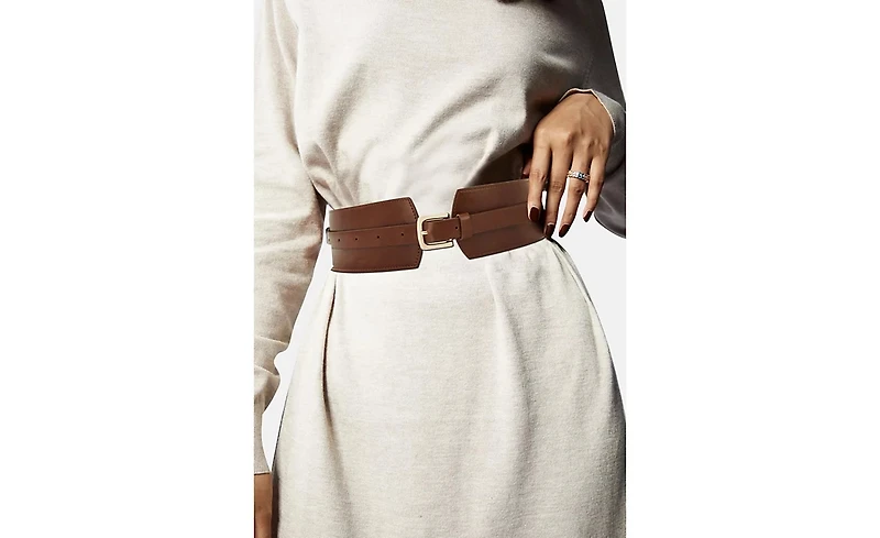 Women's Wide Waist Buckle Belt Victoria Hyde Helena