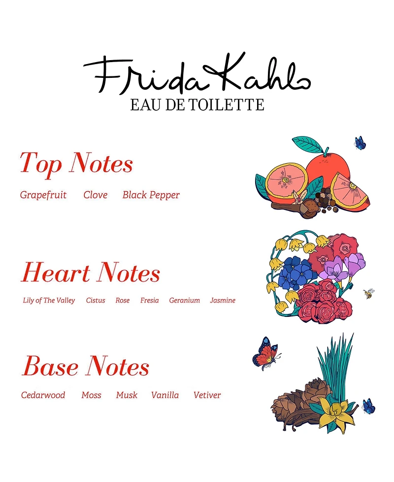 Frida Kahlo Eau de Toilette, 1.7 oz.