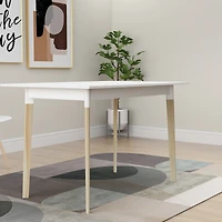 Streamdale Modern 47" Kitchen Table with Solid Wood Leg
