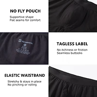 Alpine Swiss Men's Boxer Briefs 3 Pack Underwear Breathable Comfortable Trunks