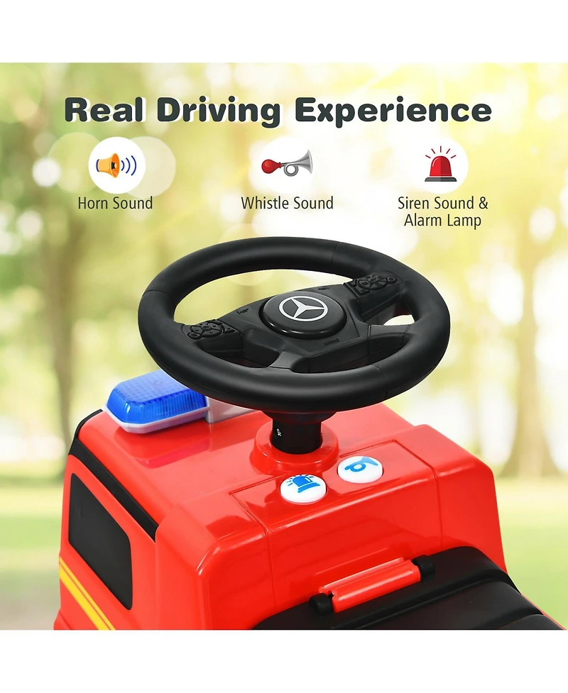 Sugift Licensed Mercedes Benz Kids Fire Engine Racer