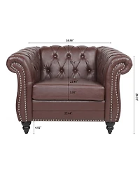 Streamdale Furniture 1 Seater Sofa For Living Room