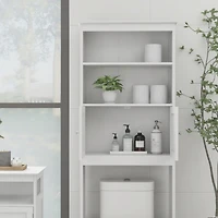 Streamdale Over-the-Toilet 2-Tier Storage Shelf with Doors