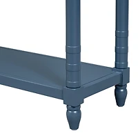 Simplie Fun Console Table Sofa Table With Drawers For Entryway With Projecting Drawers And Long Shelf