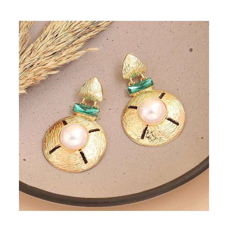 Sohi Women's Regal Drop Earrings