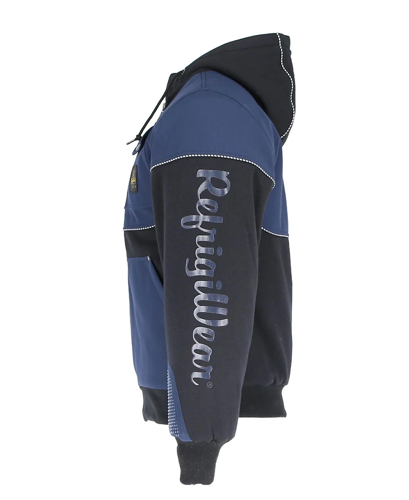 RefrigiWear Big & Tall 54 Gold Hybrid Sweatshirt - Insulated Work Hoodie for Cold Weather
