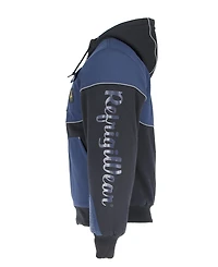 RefrigiWear Big & Tall 54 Gold Hybrid Sweatshirt - Insulated Work Hoodie for Cold Weather