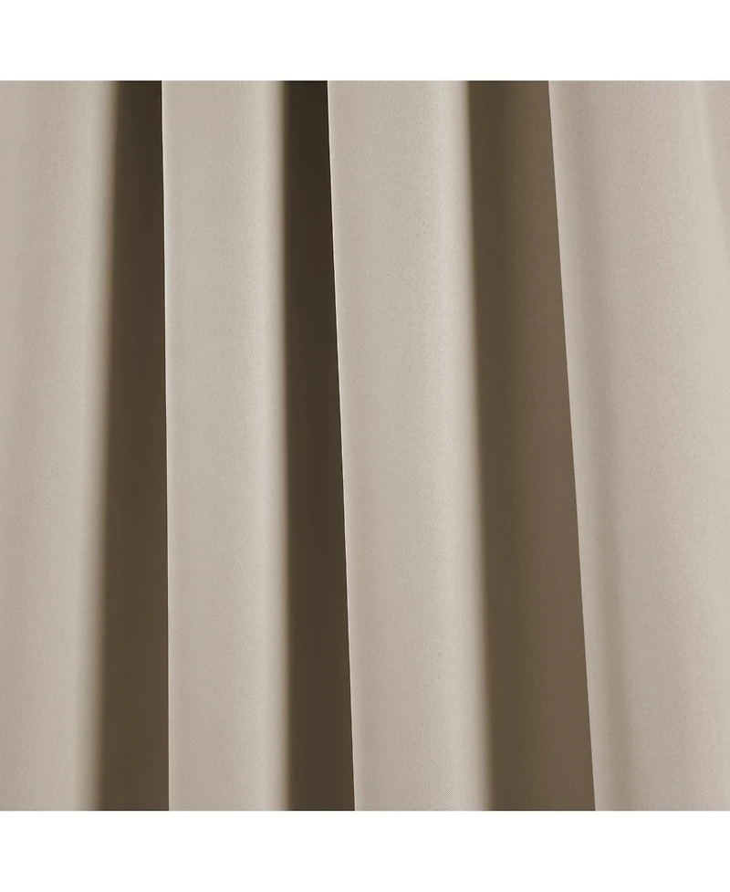 Lush Decor Insulated Rod Pocket Blackout Window Curtain Panels