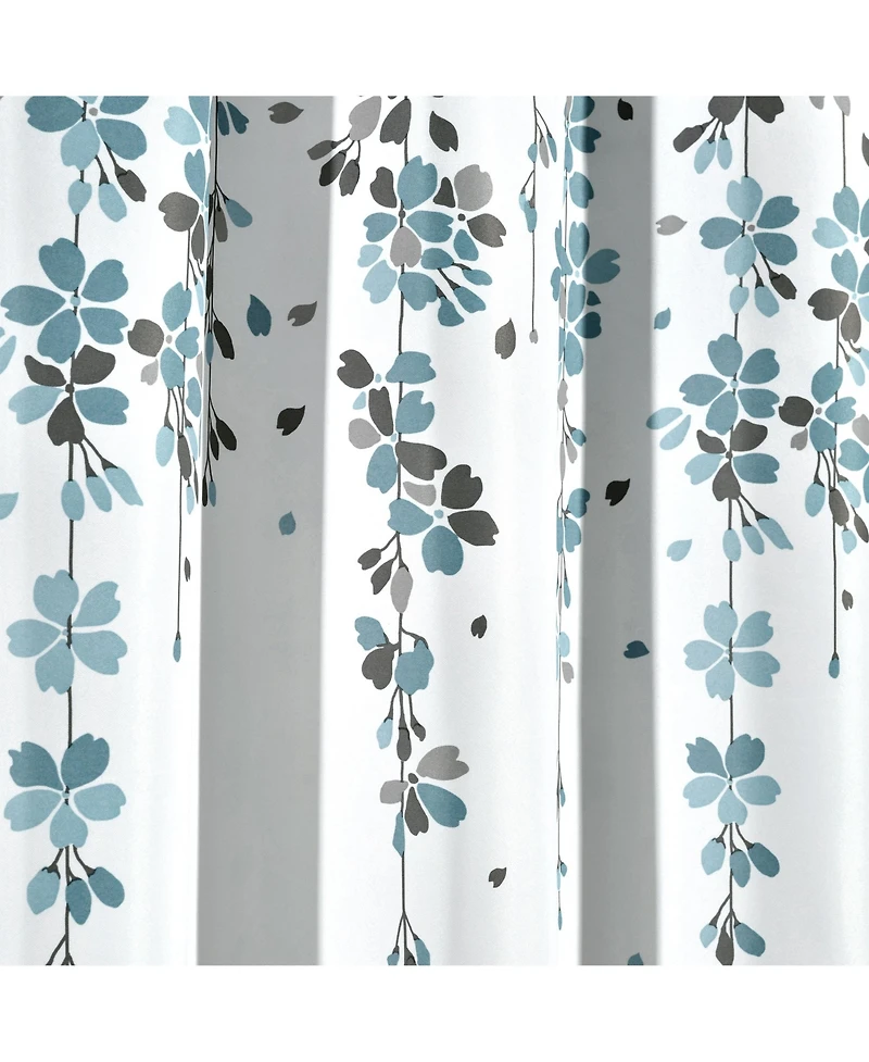 Lush Decor Weeping Flower Light Filtering Window Curtain Panels