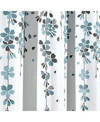 Lush Decor Weeping Flower Light Filtering Window Curtain Panels