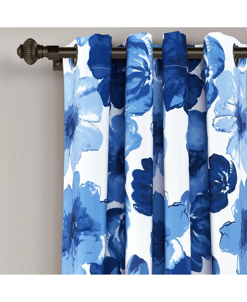 Lush Decor Leah Light Filtering Window Curtain Panels