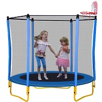 Streamdale 5.5 Ft Heavy Duty Trampoline with Basketball Hoop