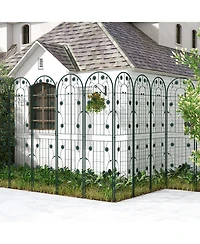 Slickblue 2 Pack 86.5 x 20 Inches Metal Garden Trellis for Climbing Plants