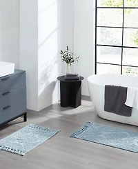 Jean Pierre New York Ricardo Fringe Cotton 2-Pc. Bath Rug Set