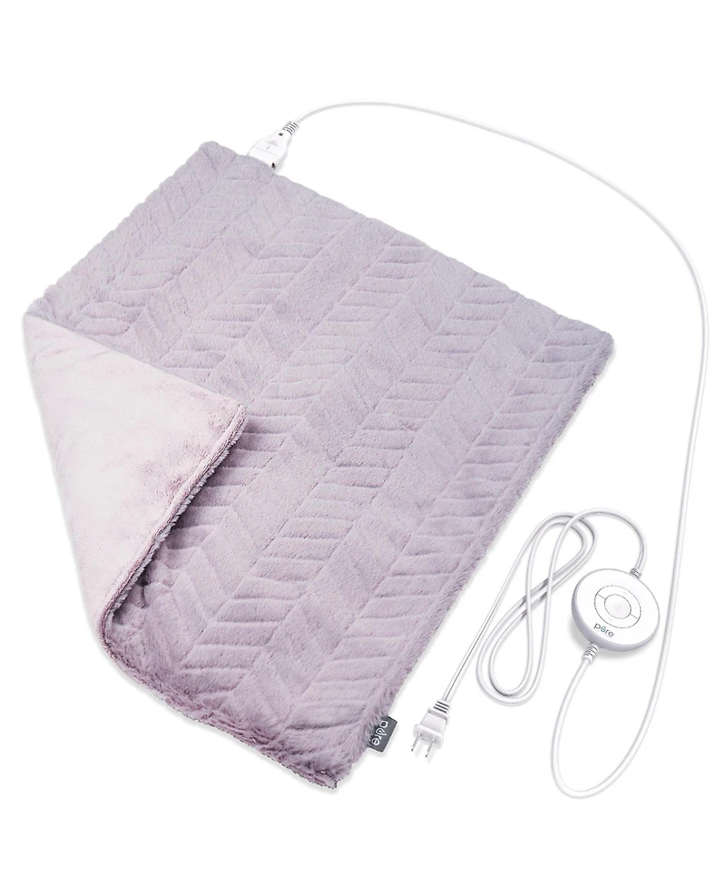 Pure Enrichment PureRadiance Ultra-Wide Luxury Heating Pad for Cramps Back Pain Relief, Modern Design, Soft , Micromink, 6 Heat Settings, Machine Wash