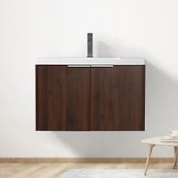 Streamdale Soft Close Doors Bathroom Vanity With Sink, 30 Inch For Small Bathroom
