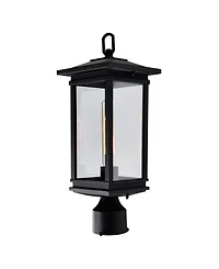 Cwi Lighting 17.5" Metal Oakwood 1 Light Outdoor Lantern Head