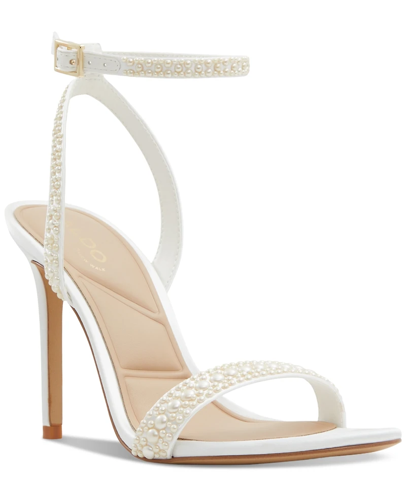 Aldo Women's Perlea Two-Piece Imitation Pearl Dress Sandals