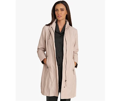 Stella Carakasi Women's Water Repellent Zip-Front Moto Inspired Favorite Jacket