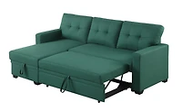 Streamdale Upholstered Pull Out Sectional Sofa With Chaise