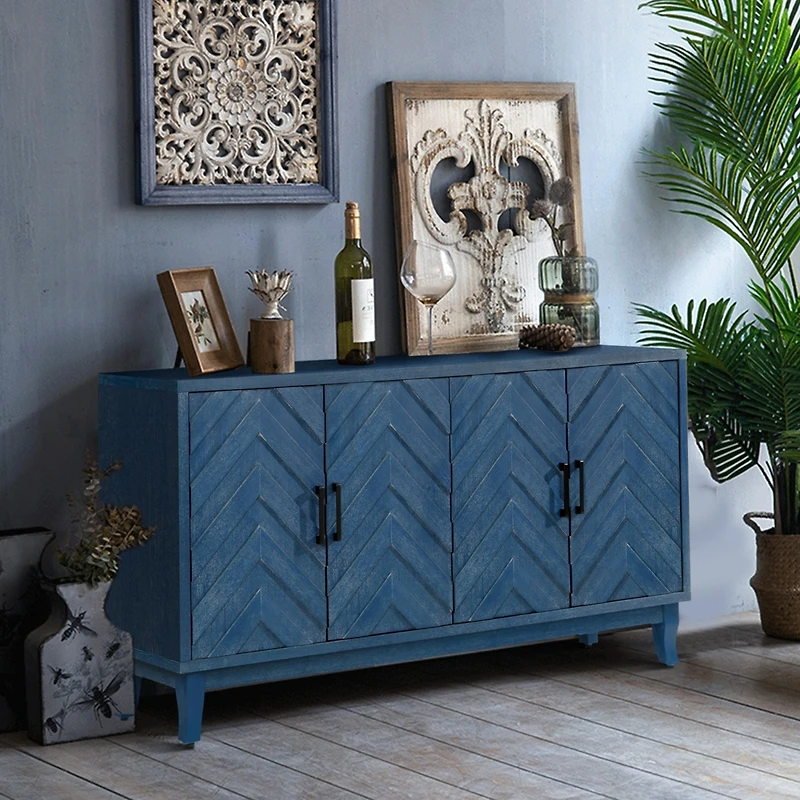 Streamdale Vintage Style Lacquered Buffet Cabinet