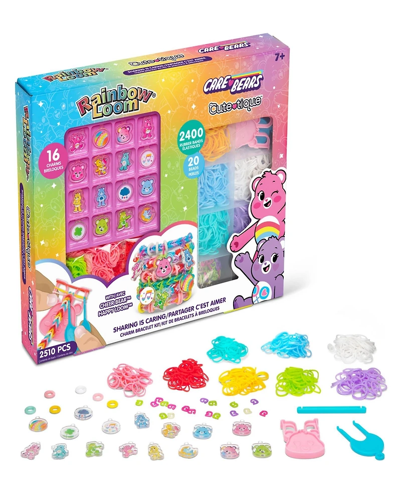 Rainbow Loom Care Bears Cutetique Sharing Is Caring Bracelet Kit