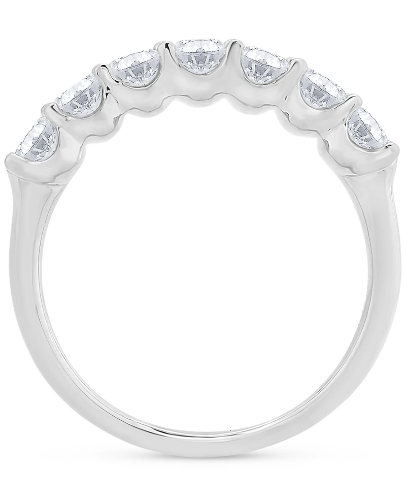 Diamond Oval Seven Stone Band (1-1/2 ct. t.w.) 14k Gold
