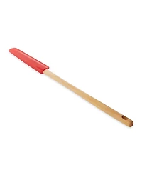 Rsvp International Silicone Wood 12x1" Red Skinny Spatula