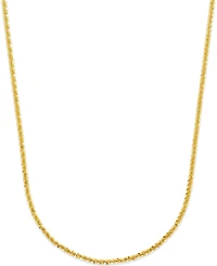 Crisscross Chain Necklace (1-3/4mm) in 14k Gold
