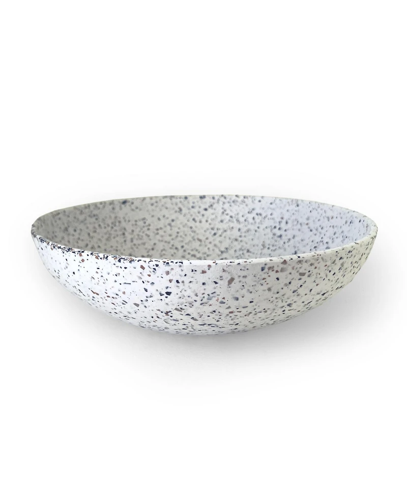 Q Squared Terrazzo 12" Round Serving Bowl